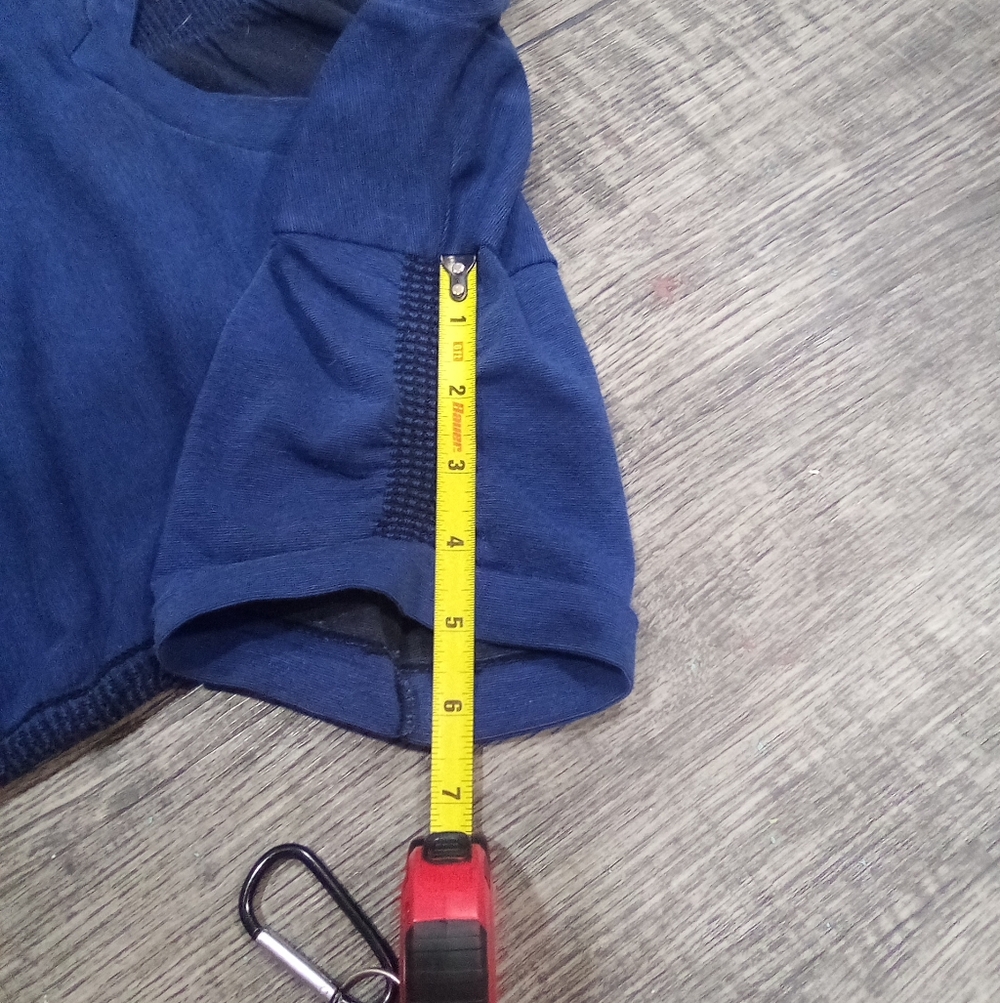 Athletica Blue V-Neck T-Shirt - Picture 6 of 7